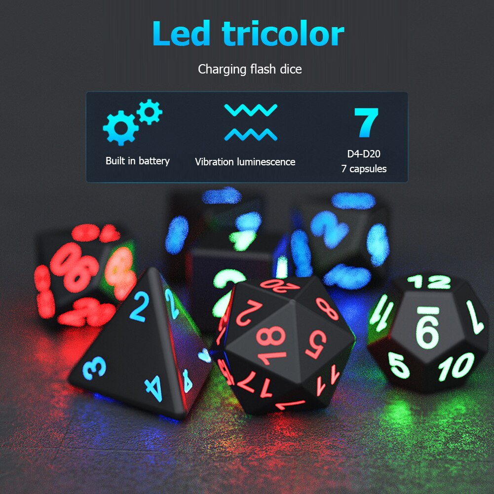 Dazzle Your Game Nights with our Electronic Luminous LED Dice Set