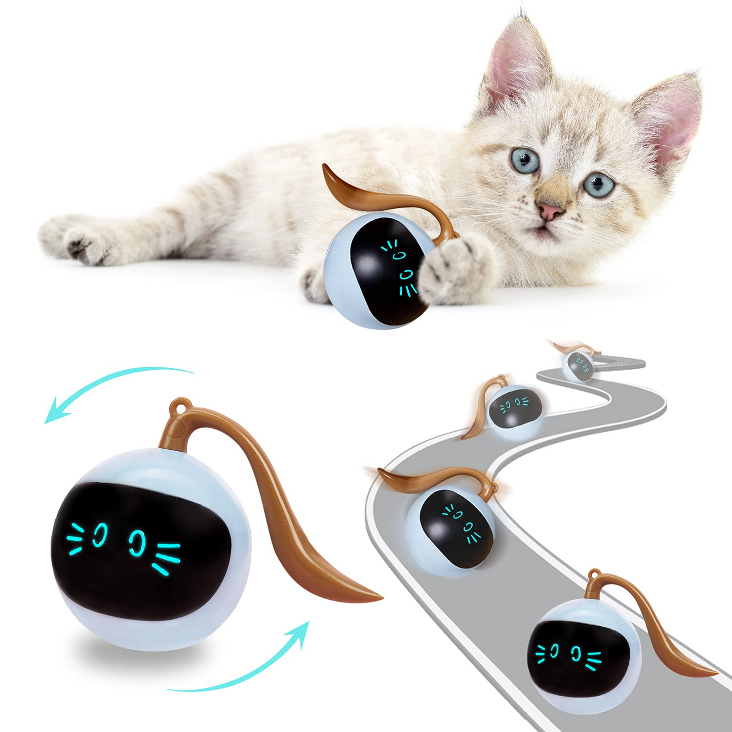 Pounce into Playtime with Our Kitten Electronic Ball