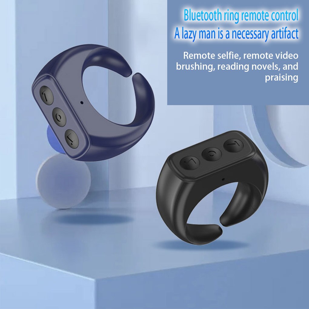 Capture Perfect Selfies with Ease: Mobile Selfie Remote Control Ring